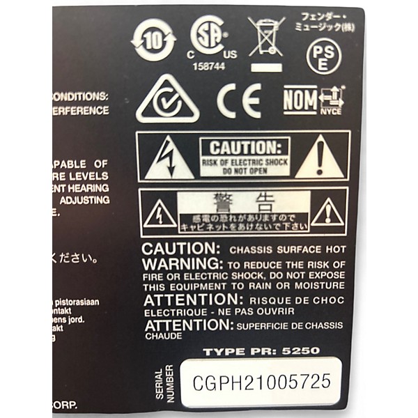 Used Fender Mustang LT25 25W 1x8 Guitar Combo Amp