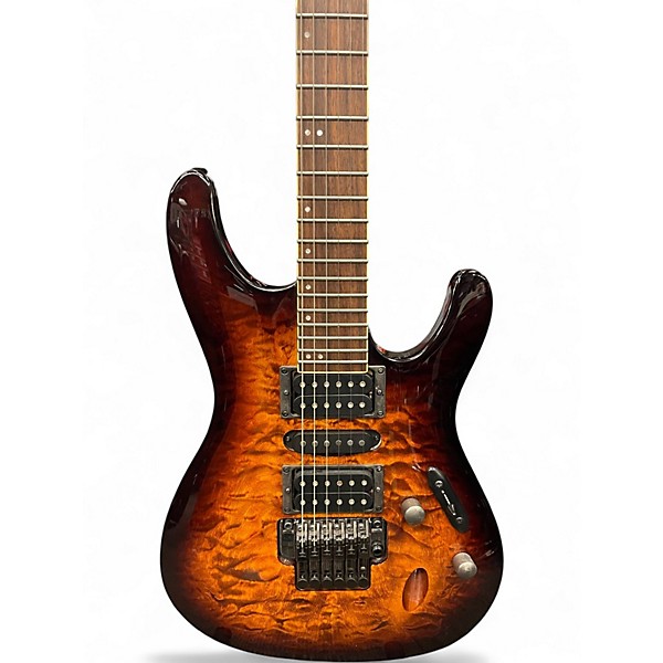 Used Ibanez S670QM DRAGON EYE Solid Body Electric Guitar