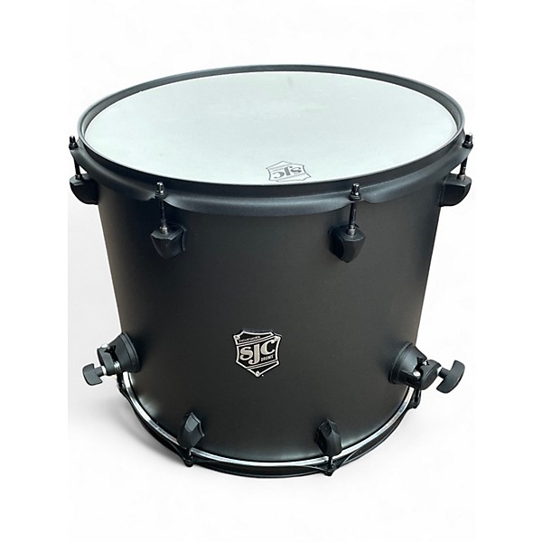 Used SJC Drums 4 Piece PATH FINDER GREY Drum Kit