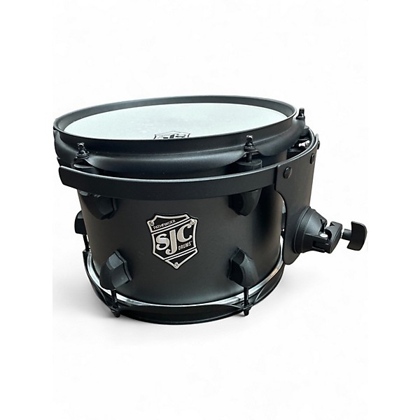 Used SJC Drums 4 Piece PATH FINDER GREY Drum Kit