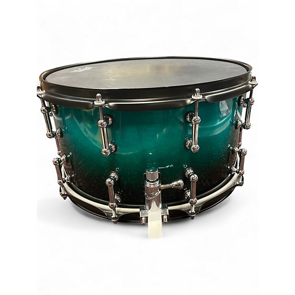 Used SPL 14X8 468 SERIES SNARE  GREEN BURST Drum