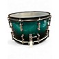 Used SPL 14X8 468 SERIES SNARE  GREEN BURST Drum