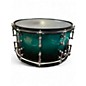 Used SPL 14X8 468 SERIES SNARE  GREEN BURST Drum