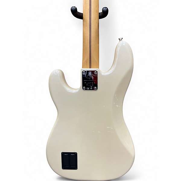 Used Fender Player Plus Active Precision Bass creme Electric Bass Guitar