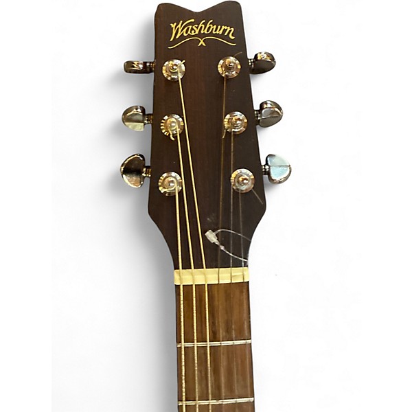 Used Washburn WD20SCE Natural Acoustic Electric Guitar