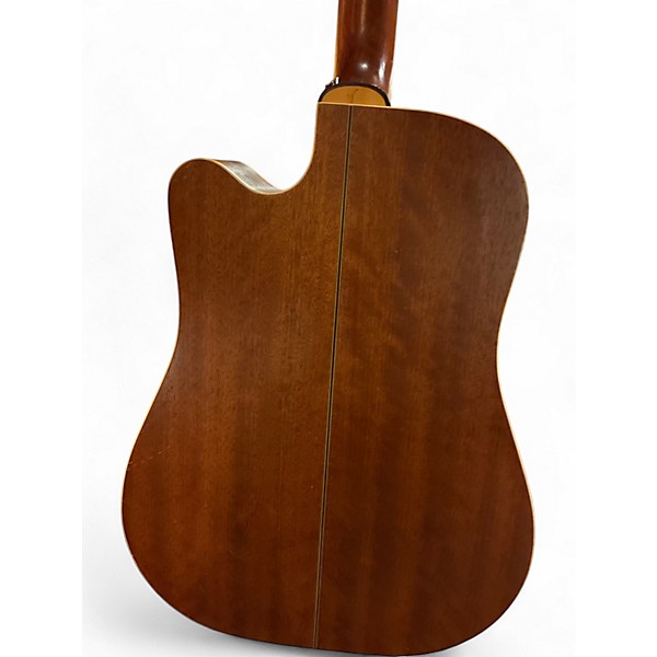 Used Washburn WD20SCE Natural Acoustic Electric Guitar