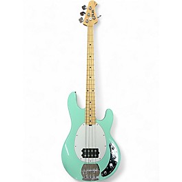 Used Sterling by Music Man Sub 4 Seafoam Green Electric Bass Guitar