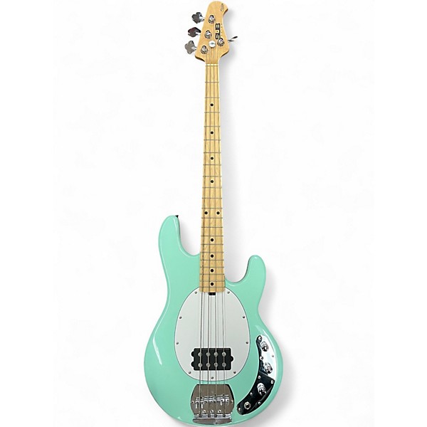 Used Sterling by Music Man Sub 4 Seafoam Green Electric Bass Guitar