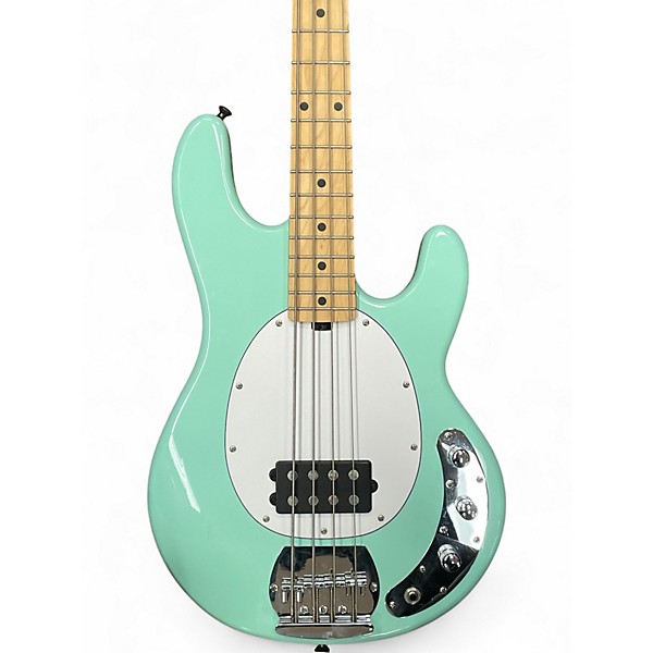 Used Sterling by Music Man Sub 4 Seafoam Green Electric Bass Guitar