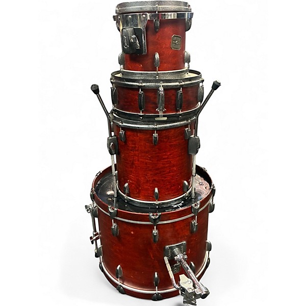 Used Gretsch Drums 4 Piece BROADKASTER CHERRY MAPLE Drum Kit
