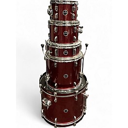 Used PDP by DW 5 Piece Encore Complete 5-Piece Drum Set With Hardware Ruby Red Drum Kit