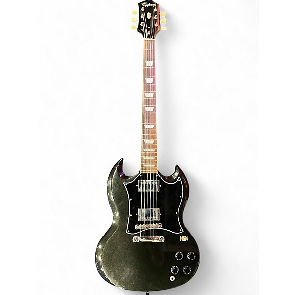 Used Epiphone SG Standard Metallic Black Solid Body Electric Guitar
