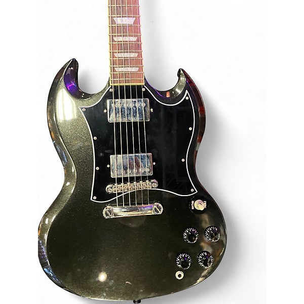 Used Epiphone SG Standard Metallic Black Solid Body Electric Guitar