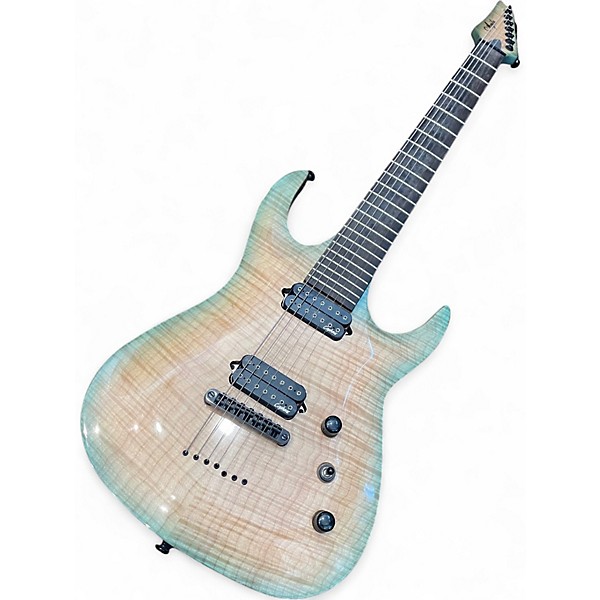 Used Agile SEPTOR 7 STRING GREEN BURST Solid Body Electric Guitar