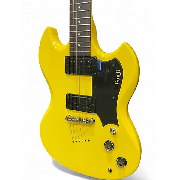 Used Guild POLARA Yellow Solid Body Electric Guitar