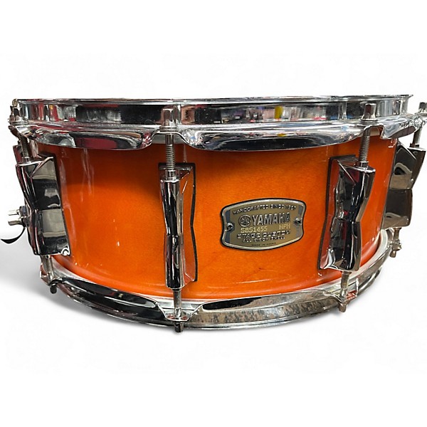 Used Yamaha 5.5X14 Stage Custom Snare Honey Amber Drum