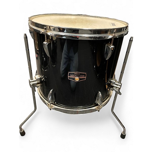 Used TAMA 6 Piece Imperialstar HAIRLINE BLACK Drum Kit