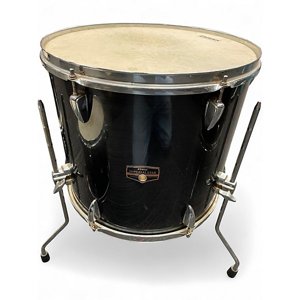 Used TAMA 6 Piece Imperialstar HAIRLINE BLACK Drum Kit