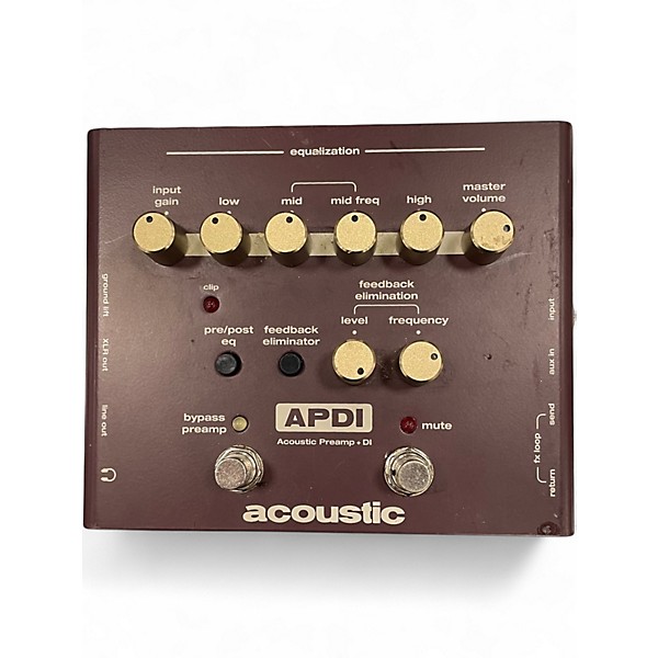 Used Acoustic APDI PREAMP DI Pedal