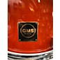 Used GMS 4 Piece 4 piece shell pack Red to Black Fade Drum Kit