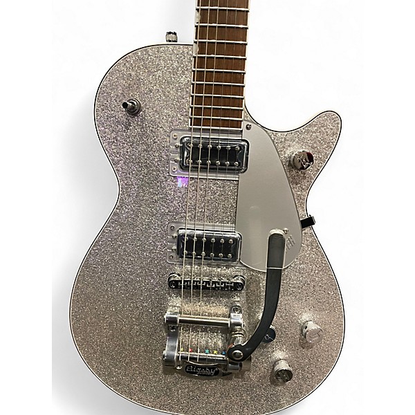 Used Gretsch Guitars ELECTROMATIC JET SILVER SPARKLE Solid Body Electric Guitar