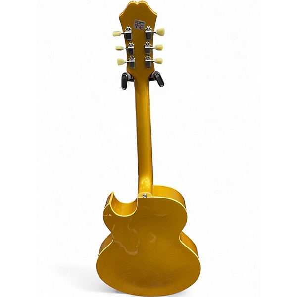 Used Epiphone ES295 Metallic Gold Hollow Body Electric Guitar