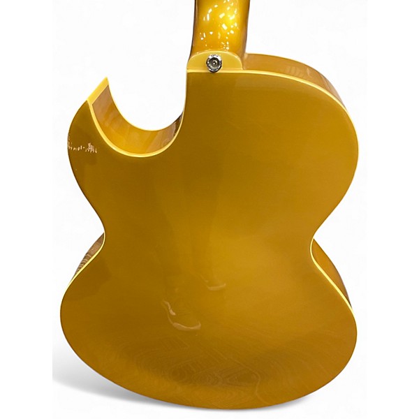 Used Epiphone ES295 Metallic Gold Hollow Body Electric Guitar