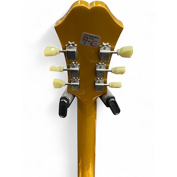 Used Epiphone ES295 Metallic Gold Hollow Body Electric Guitar