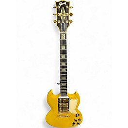Vintage 1991 Gibson '61 Les Paul Custom SG 30th Anniversary Limited Edition TV Yellow Solid Body Electric Guitar