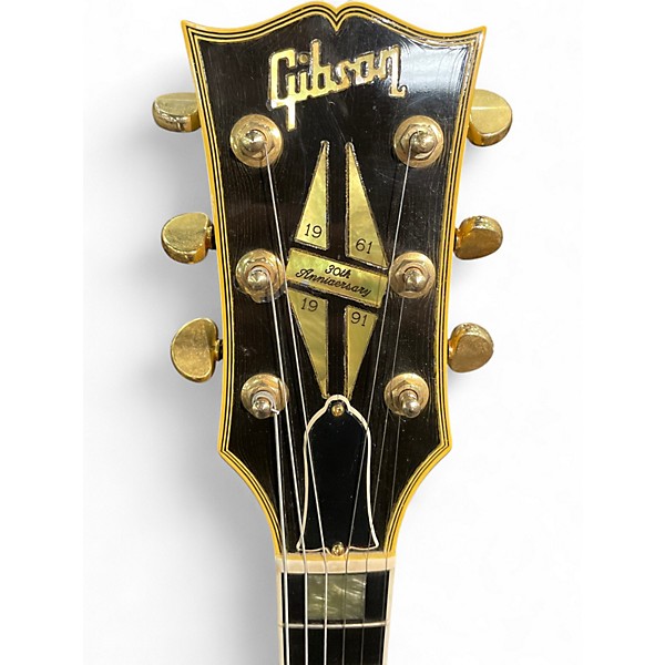 Vintage 1991 Gibson '61 Les Paul Custom SG 30th Anniversary Limited Edition TV Yellow Solid Body Electric Guitar