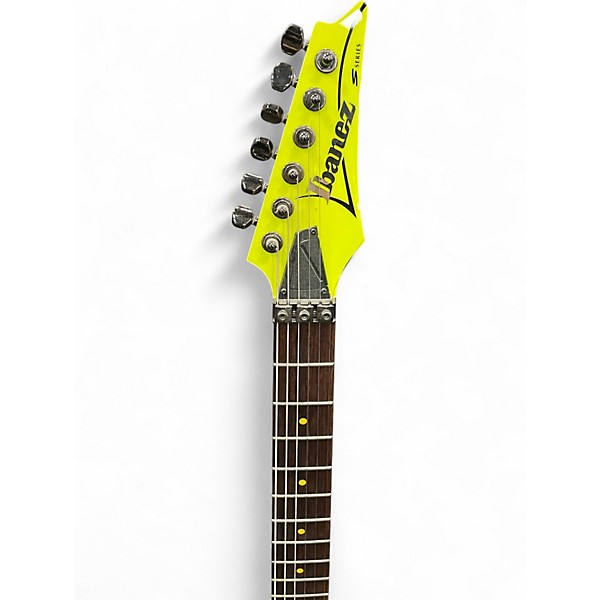 Used Ibanez SIXXV Yellow Solid Body Electric Guitar
