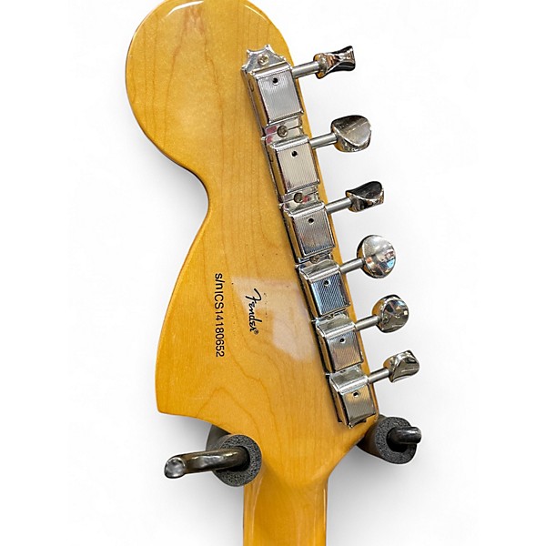 Used Squier Stratocaster HSS Antique White Solid Body Electric Guitar