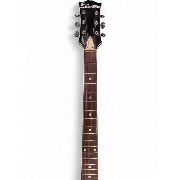 Used Silvertone 1460L CHERRY RED Hollow Body Electric Guitar