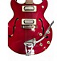 Used Silvertone 1460L CHERRY RED Hollow Body Electric Guitar