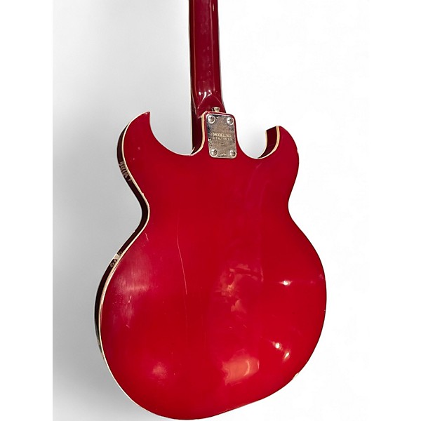 Used Silvertone 1460L CHERRY RED Hollow Body Electric Guitar