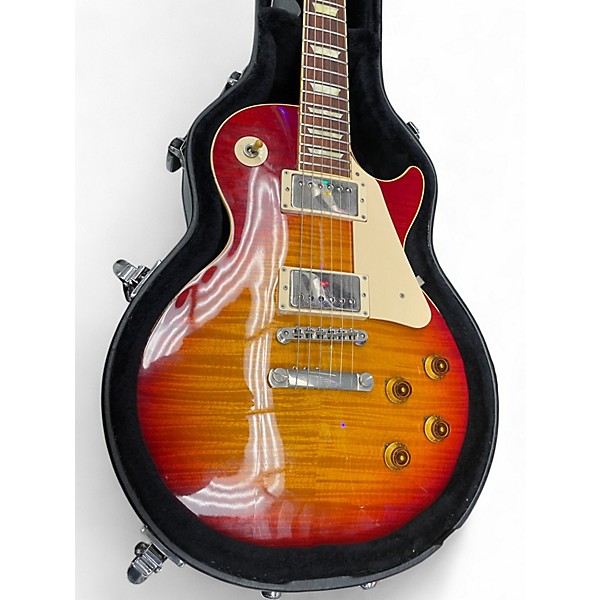 Used Epiphone LPS 85 F Cherry Sunburst Solid Body Electric Guitar