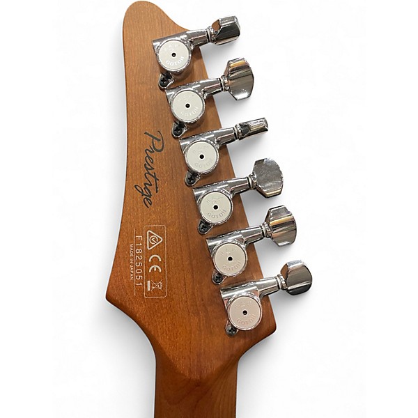 Used Ibanez AZ2204F PRESTIGE SERIES TRANSPARENT AQUA BURST Solid Body Electric Guitar