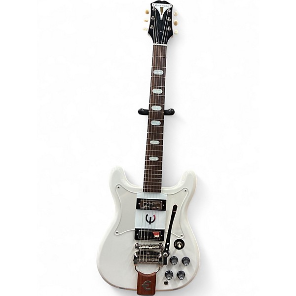 Used Epiphone 50th Anniversary 1962 Reissue Crestwood Custom Polar White Solid Body Electric Guitar