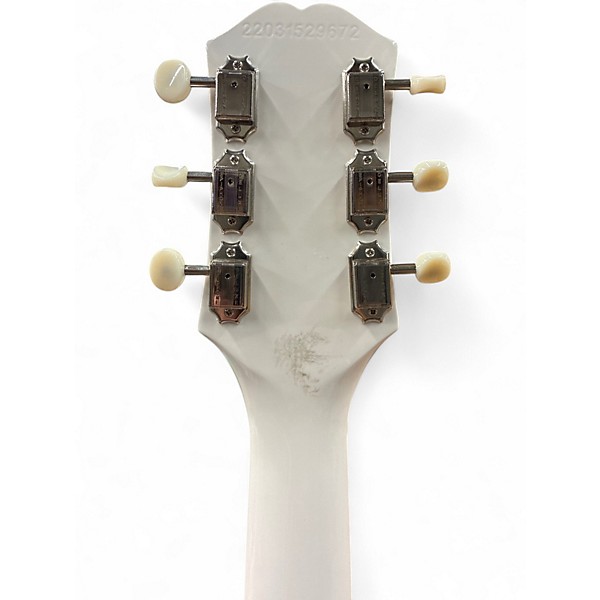 Used Epiphone 50th Anniversary 1962 Reissue Crestwood Custom Polar White Solid Body Electric Guitar