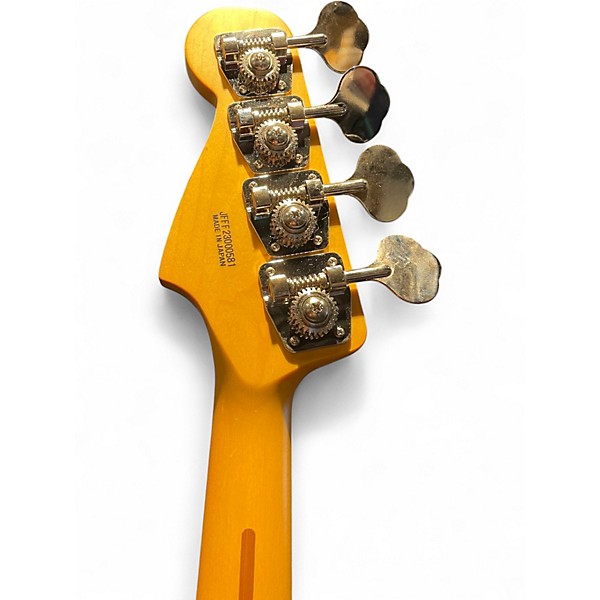 Used Fender Aerodyne Jazz Bass California Blue Electric Bass Guitar