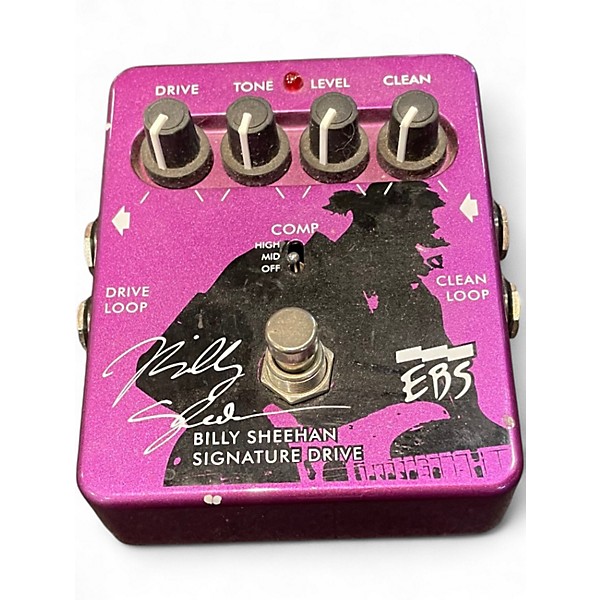 Used EBS Billy Sheehan Signature Overdrive Bass Effect Pedal