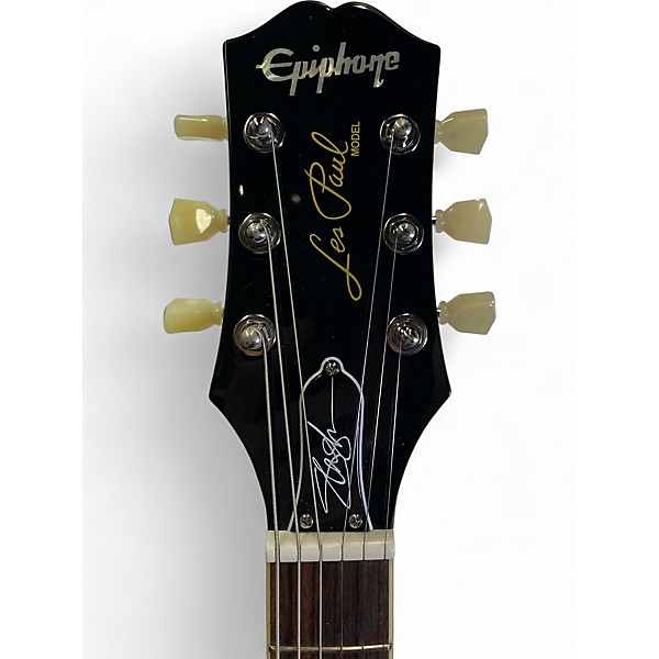 Used Epiphone Slash Signature Les Paul Classic Amber Solid Body Electric Guitar