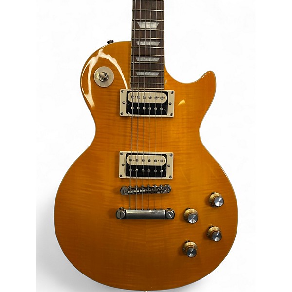Used Epiphone Slash Signature Les Paul Classic Amber Solid Body Electric Guitar
