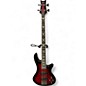 Used Schecter Guitar Research Stiletto Extreme 4 String Crimson Red Burst Electric Bass Guitar thumbnail