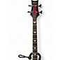 Used Schecter Guitar Research Stiletto Extreme 4 String Crimson Red Burst Electric Bass Guitar