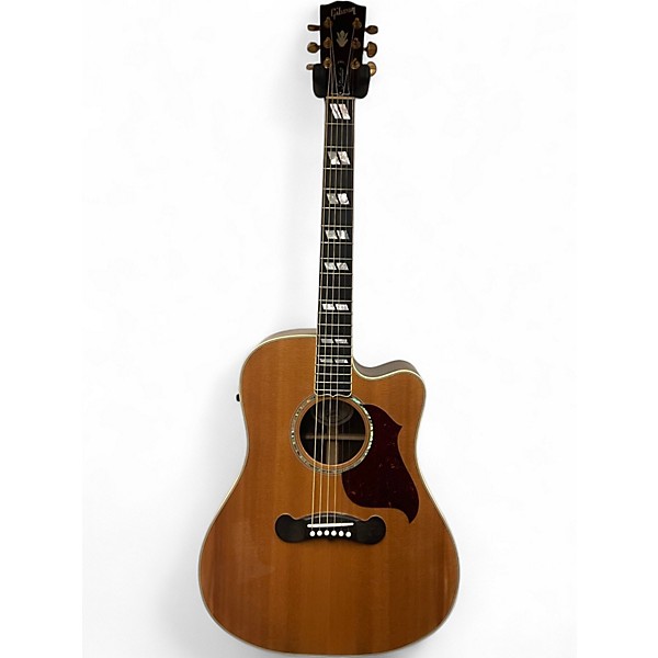 Used 2012 Gibson Songwriter Deluxe Studio Natural Acoustic Electric Guitar