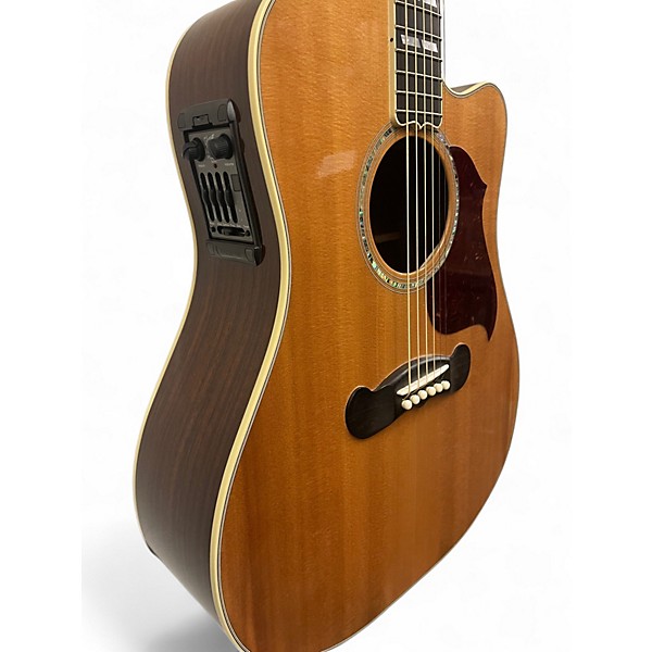 Used 2012 Gibson Songwriter Deluxe Studio Natural Acoustic Electric Guitar