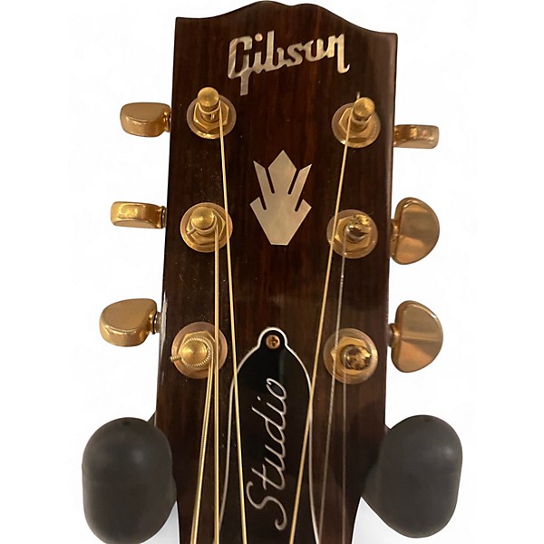 Used 2012 Gibson Songwriter Deluxe Studio Natural Acoustic Electric Guitar