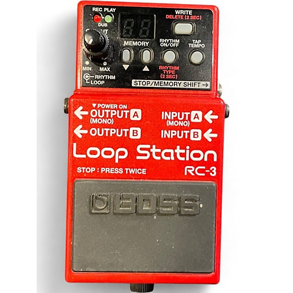 Used BOSS RC3 Loop Station Pedal