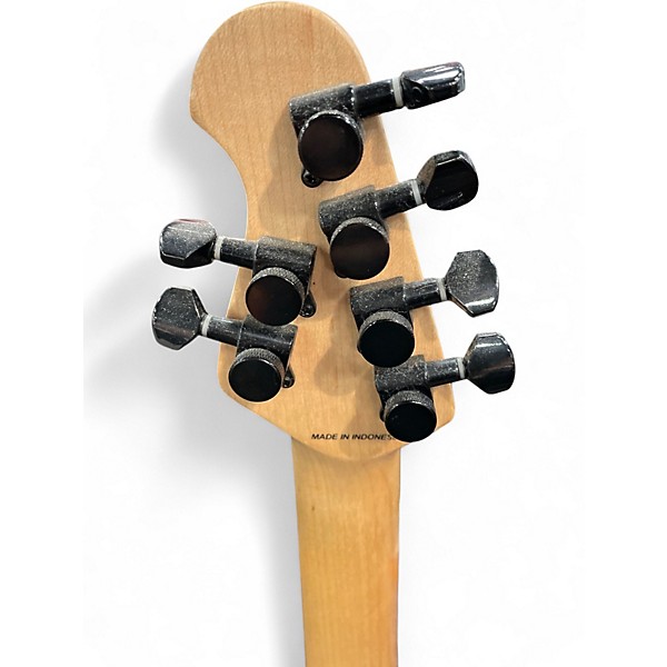 Used Sterling by Music Man JP Black Solid Body Electric Guitar